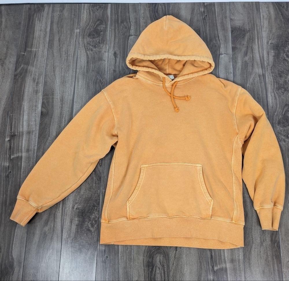 TNA Boyfriend Orange Hoodie Small